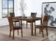 Diane 5 Piece Dining Set (Brown)-1