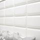 Michael Amini® State St. Glossy White/Stainless Steel California King Canopy Bed-4