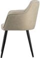 A & B Home Taupe Dining Chair-3