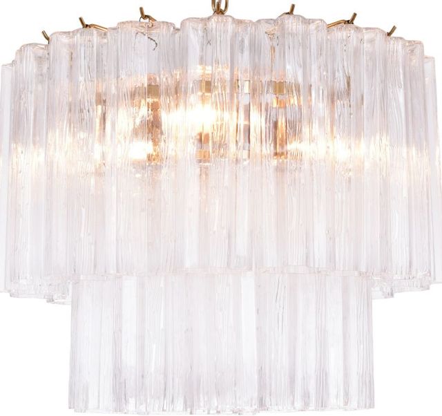 Dovetail Furniture Elcroft Clear Chandelier-1