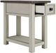 Signature Design by Ashley® Bolanburg Gray End Table with Antique White Base-2