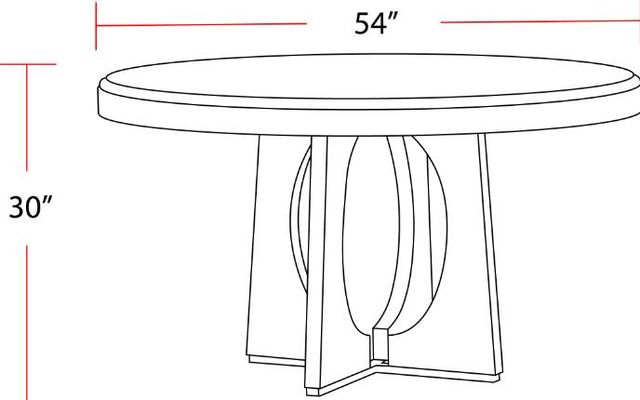 Parker House® Escape 5-Piece Glazed Natural Oak Mirage Mist Dining Set with Caster Chairs-1