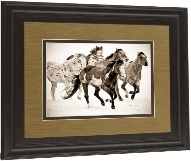 Classy Living Carol Walker Painted Horses Run Wall Art-3