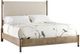 Hooker® Furniture Affinity Greige Sand-Blasted/Kurtz Linen California King Upholstered Panel Bed-0