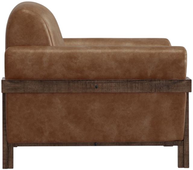 International Furniture Direct Loft Brown Cognac Accent Chair-3