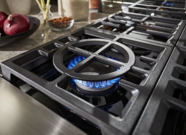 KitchenAid® 48" Stainless Steel Pro Style Dual Fuel Range-9