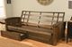 Kodiak Furniture Washington Rustic Walnut Full Futon Frame with Storage-4