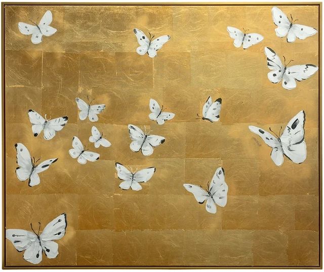 Stylecraft Golden Butterflies II Wall Art-0