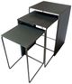 Coaster® Imez Grey 3-Piece Rectangular Nesting Table-0