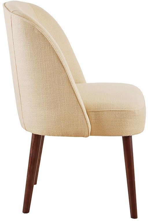 Olliix by Madison Park Bexley Natural Rounded Back Dining Chair-1