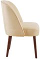 Olliix by Madison Park Bexley Natural Rounded Back Dining Chair-1