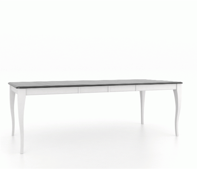 Canadel Customizable Gourmet 92" VC Base Dining Table with Two Removable Leaf's-2
