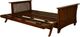 Kodiak Furniture Alexa Black Walnut/Taber Indigo Full Futon-5