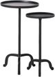 Renwil® Myra 2-Piece Matte Black Side Table Set-0