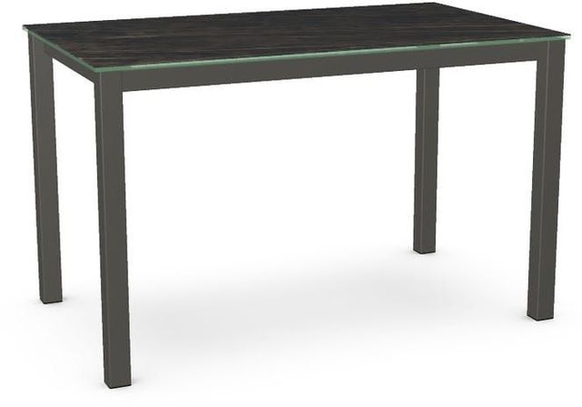 Amisco Customizable Harrison Black Italian Porcelain Retangular Table-0
