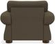 La-Z-Boy® Pembroke Premier Mocha Stationary Chair with Nailhead Trim-1