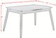 Elements International Sparrow Antique Gray Dining Table-1
