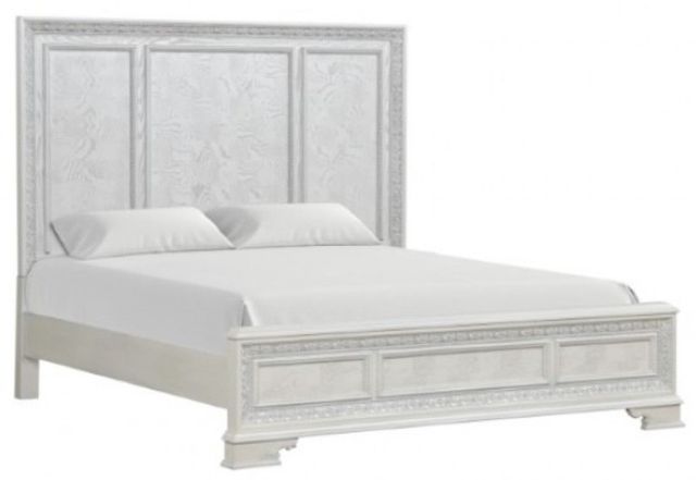 Furniture of America® Stella Mia 4-Piece Creamy White Queen Bedroom Sets-1