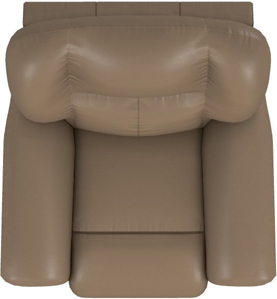 La-Z-Boy® Jasper Fawn Leather Power Wall Recliner with Headrest and Lumbar-4