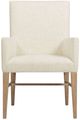 Hooker® Furniture Driftwood Light Wood/Lovegood Bisque Upholstered Dining Arm Chair-2