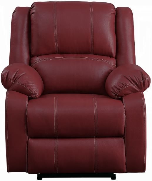 ACME Furniture Zuriel Red Manual Motion Rocker Recliner-2