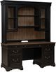 Liberty Furniture Meritage 5-Piece Aged Charcoal/Caramel Junior Executive Set-1