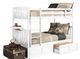 Kodiak Furniture Claire White Twin Storage Futon with Tray-0