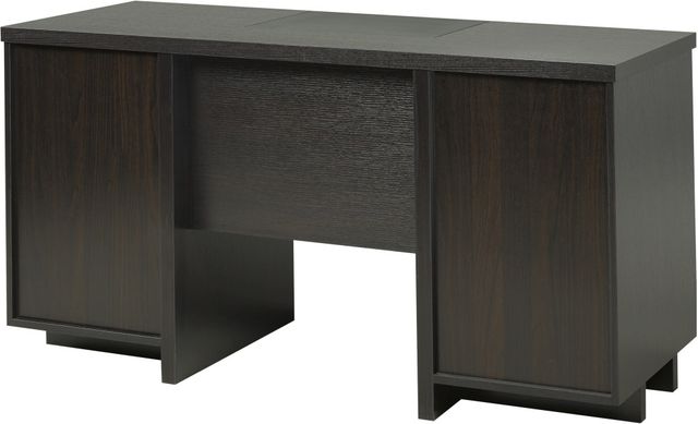 Brassex Inc. Red Cocoa Office Desk-1