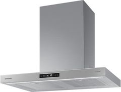 Samsung Bespoke 7 Series 30" Gray Glass Wall Mounted Range Hood