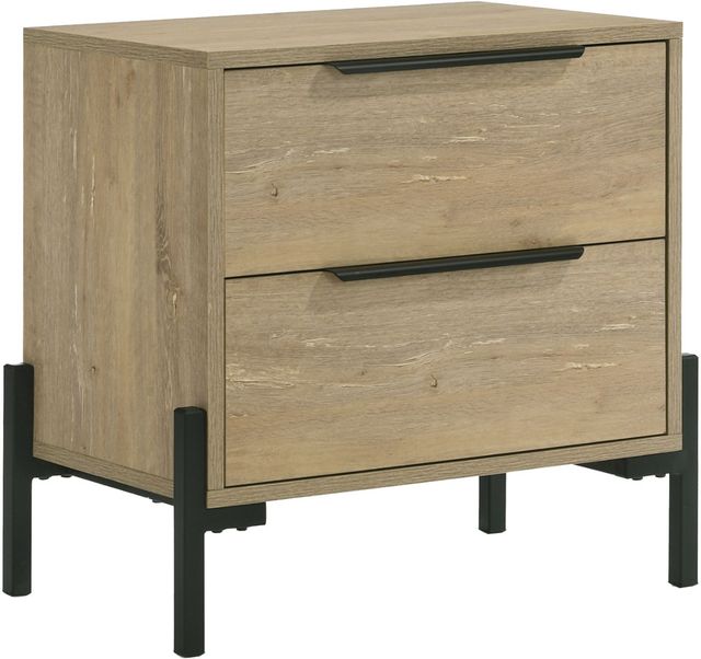 Intercon Newhall Vintage Oak Melamine Nightstand-0