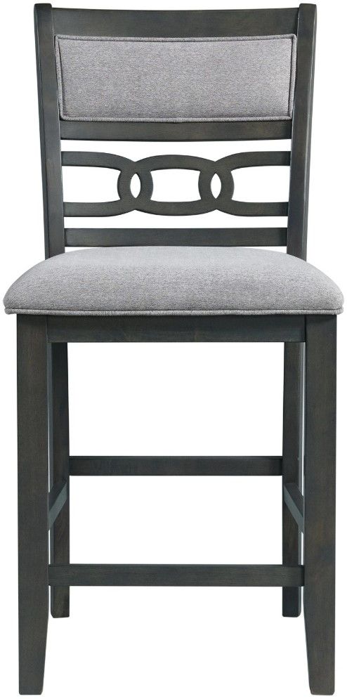 Elements International Amherst Gray Counter Side Chair-3