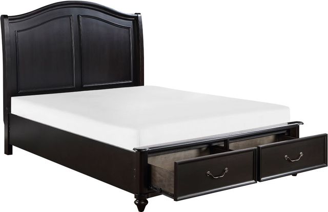 Homelegance® Herman 4-Piece Dark Brown Queen Panel Bed Set-3