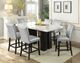 Steve Silver Co. Camila Espresso/Silver Upholstered Counter Stool-1