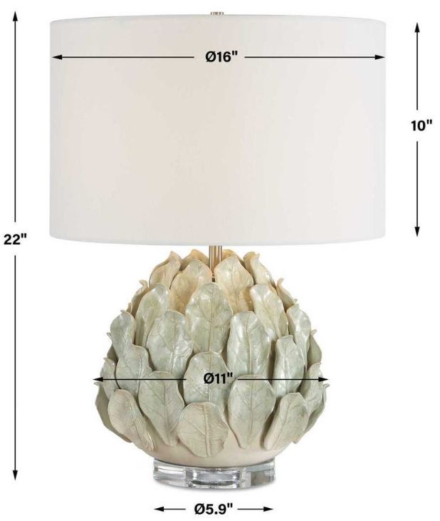 Uttermost® Levlyn Pale Aloe Green Table Lamp-2