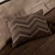 Olliix by Madison Park Brown Queen Palisades 7 Piece Faux Suede Comforter Set-3