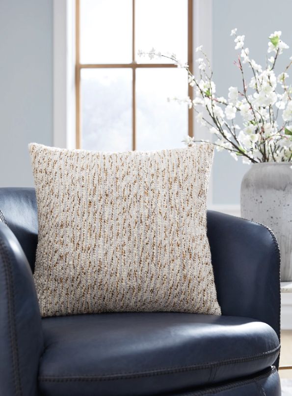 Signature Design by Ashley® Abler Gold/Gray/Ivory Pillow-3