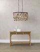 Currey & Company Stillwater Blacksmith/Natural Oval Chandelier-2