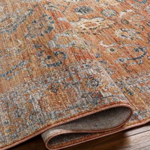 Surya Carlisle Brick Red 4'x6' Area Rug-3