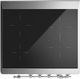 Ilve® Majestic III 30" Emerald Green Pro Style Induction Range with Triple Glass Door and Chrome Trim-2