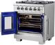 FORNO® Capriasca 30" Stainless Steel Pro Style Gas Range-4