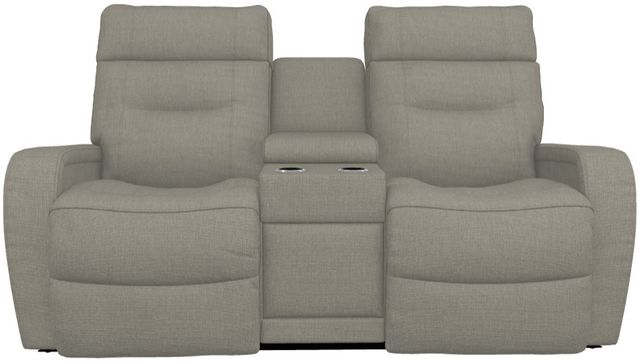 La-Z-Boy® Baron Quarry Power Wall Reclining Loveseat with Console and Headrest-1