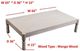 Forty West Ellison Beige Coffee Table-1