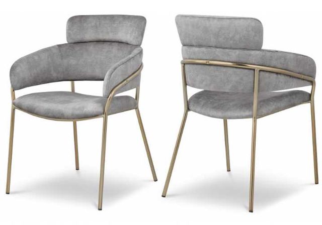 Meridian Furniture Yara Grey Dining Chair-3