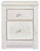 Signature Design by Ashley® Paxberry 4-Piece Whitewash Twin Panel Headboard Set-2