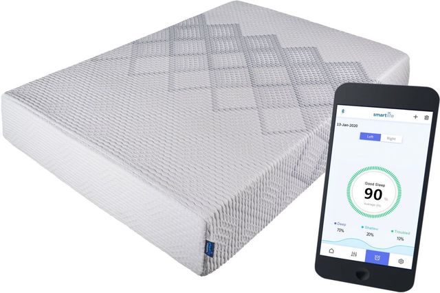 King Koil® SmartLife Lily Memory Foam Medium Tight Top Split Head King Mattress-3