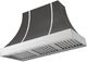 AGA Cascade 48" Slate Wall Mounted Range Hood  with Polished Chrome Trim-0