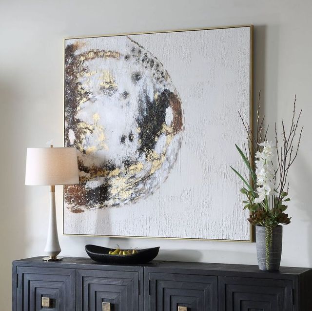 Uttermost® Moon Landing Hand-Painted Abstract Art-2