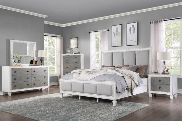 ACME Furniture Katia Rustic Gray/White Dresser-1