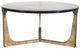 Uttermost® Bohdi Cast Glass Top Indoor-Outdoor Coffee Table with Antique Brass Aluminum Base-0