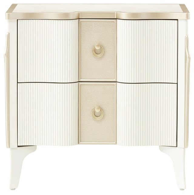 Michael Amini® La Marisia Creamy Pearl Nightstand-2